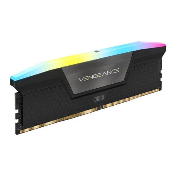 Corsair Vengeance RGB 32GB (16GBx2) DDR5 6000MHz Ram (Black) - Image 2