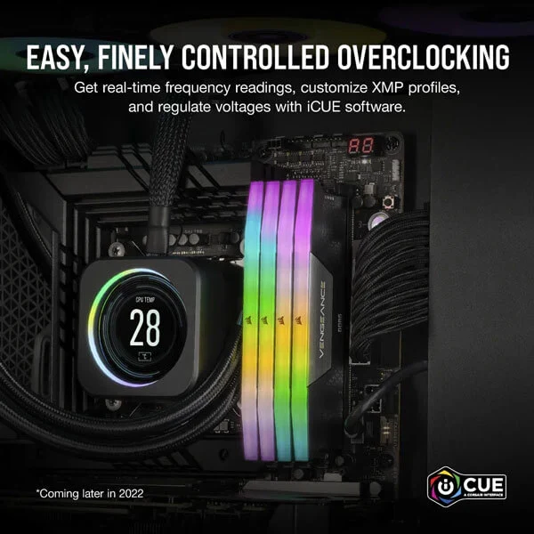 Corsair Vengeance RGB 32GB (16GBx2) DDR5 6000MHz Ram (Black) - Image 6