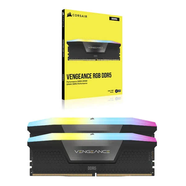 Corsair Vengeance RGB 32GB (16GBx2) DDR5 6000MHz Ram (Black) - Image 8