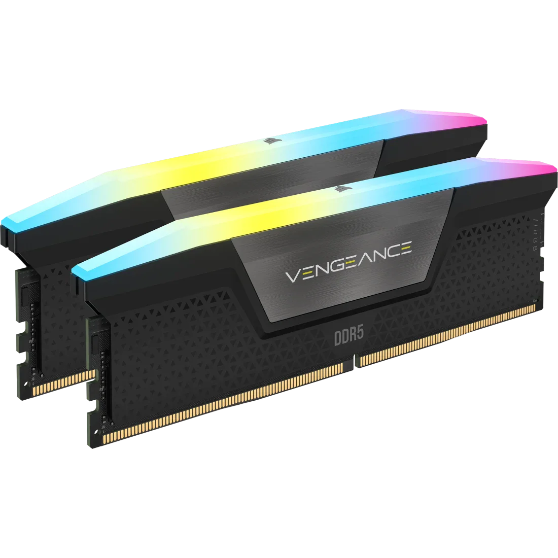 Corsair Vengeance RGB 32GB (16GBx2) DDR5 6000MHz Ram CMH32GX5M2E6000C36 (Black) - Image 2
