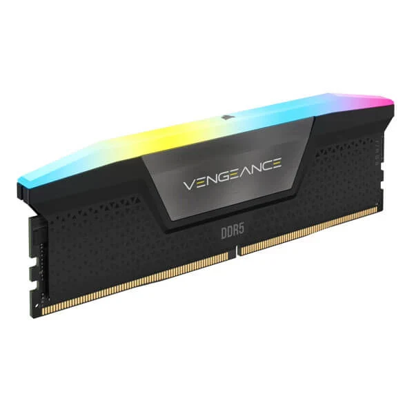 Corsair Vengeance RGB 32GB (16GBx2) DDR5 7200MHz Ram (Black) - Image 2