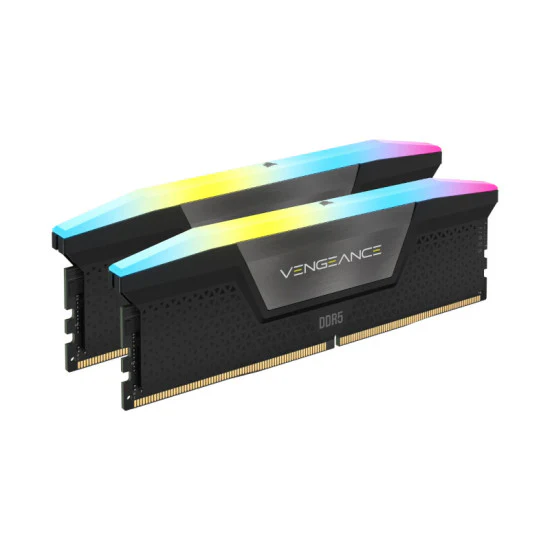 CORSAIR VENGEANCE RGB DDR5 32GB (2x16GB) DDR5 6000MHz CL36 AMD EXPO Intel XMP iCUE Compatible Computer Memory – Gray - Image 2
