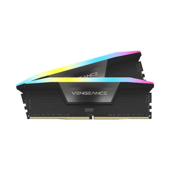 CORSAIR VENGEANCE RGB DDR5 32GB (2x16GB) DDR5 6000MHz CL36 AMD EXPO Intel XMP iCUE Compatible Computer Memory – Gray - Image 3