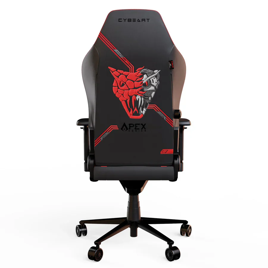 CYBEART Apex Signature Edition (Red) Gaming Office Chair 4D Armrest Inbuilt Lumbar Support Supreme PU Leather, Ergonomic, Recline & Tilt - Image 22