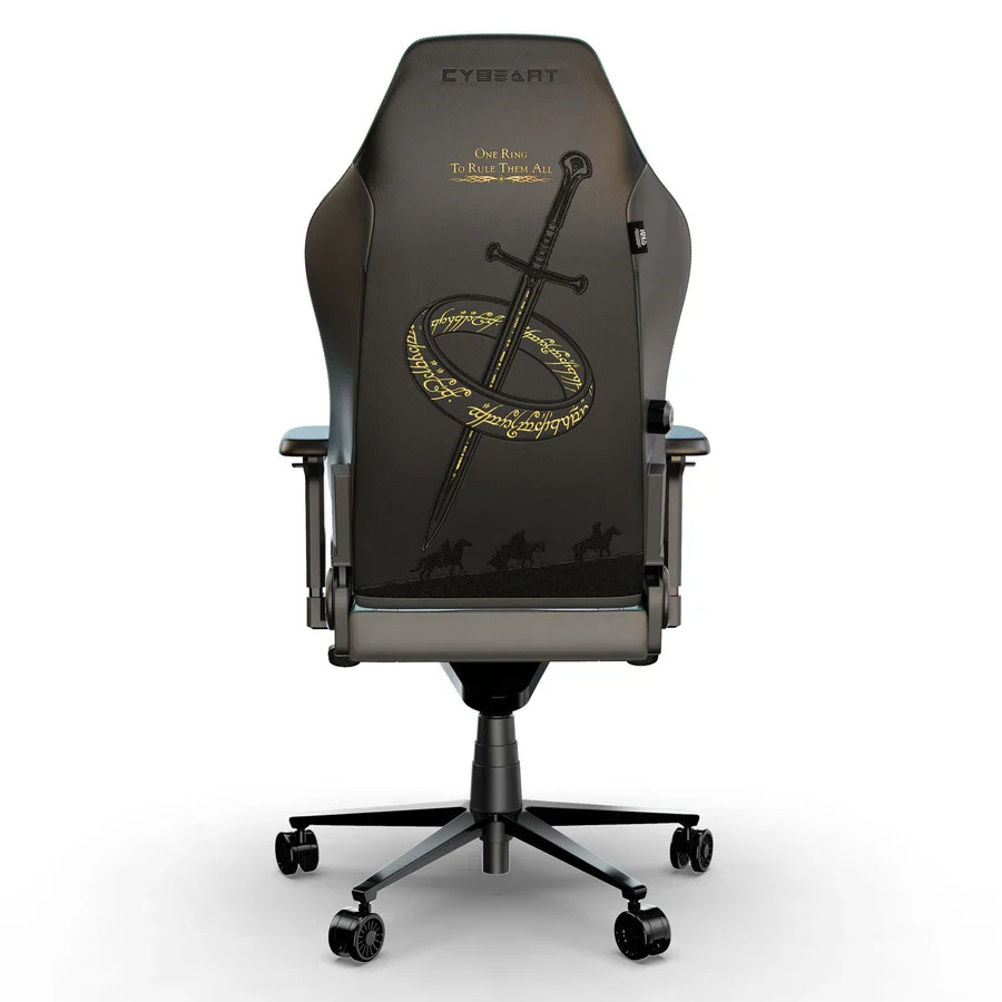 CYBEART Lord of the Rings Gaming Office Chair 4D Armrest Inbuilt Lumbar Support Supreme PU Leather, Ergonomic, Recline & Tilt - Image 2
