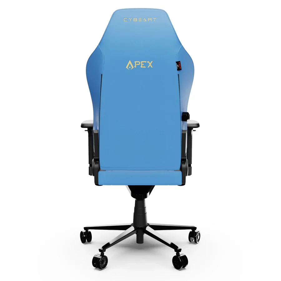 CYBEART Marine (Blue) Gaming Office Chair 4D Armrest Inbuilt Lumbar Support Supreme PU Leather, Ergonomic, Recline & Tilt - Image 2