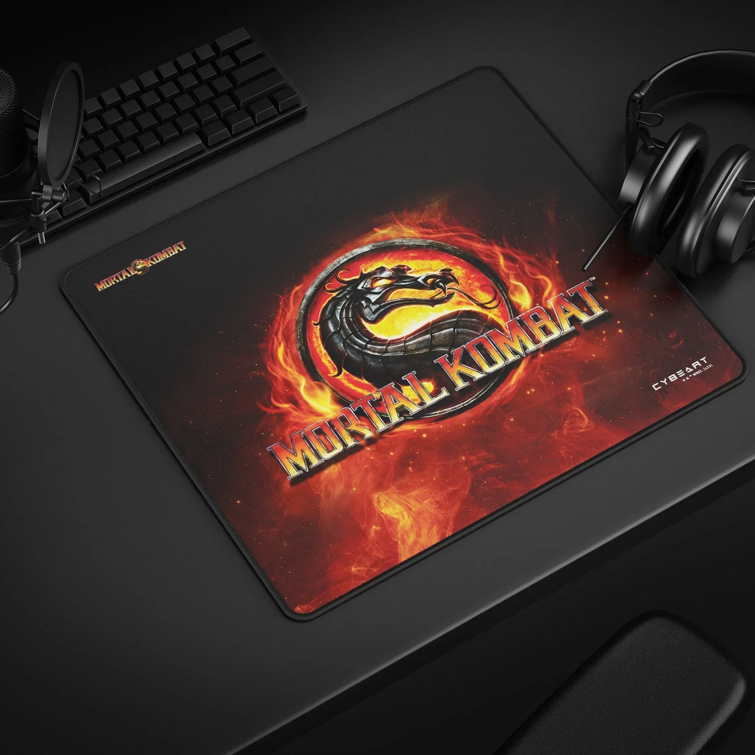 Cybeart Mortal Kombat Gaming Mouse Pad (Large - 450x400x4mm) Waterproof, Never Slip Base, Stitched Edges, Esports Grade - Image 2