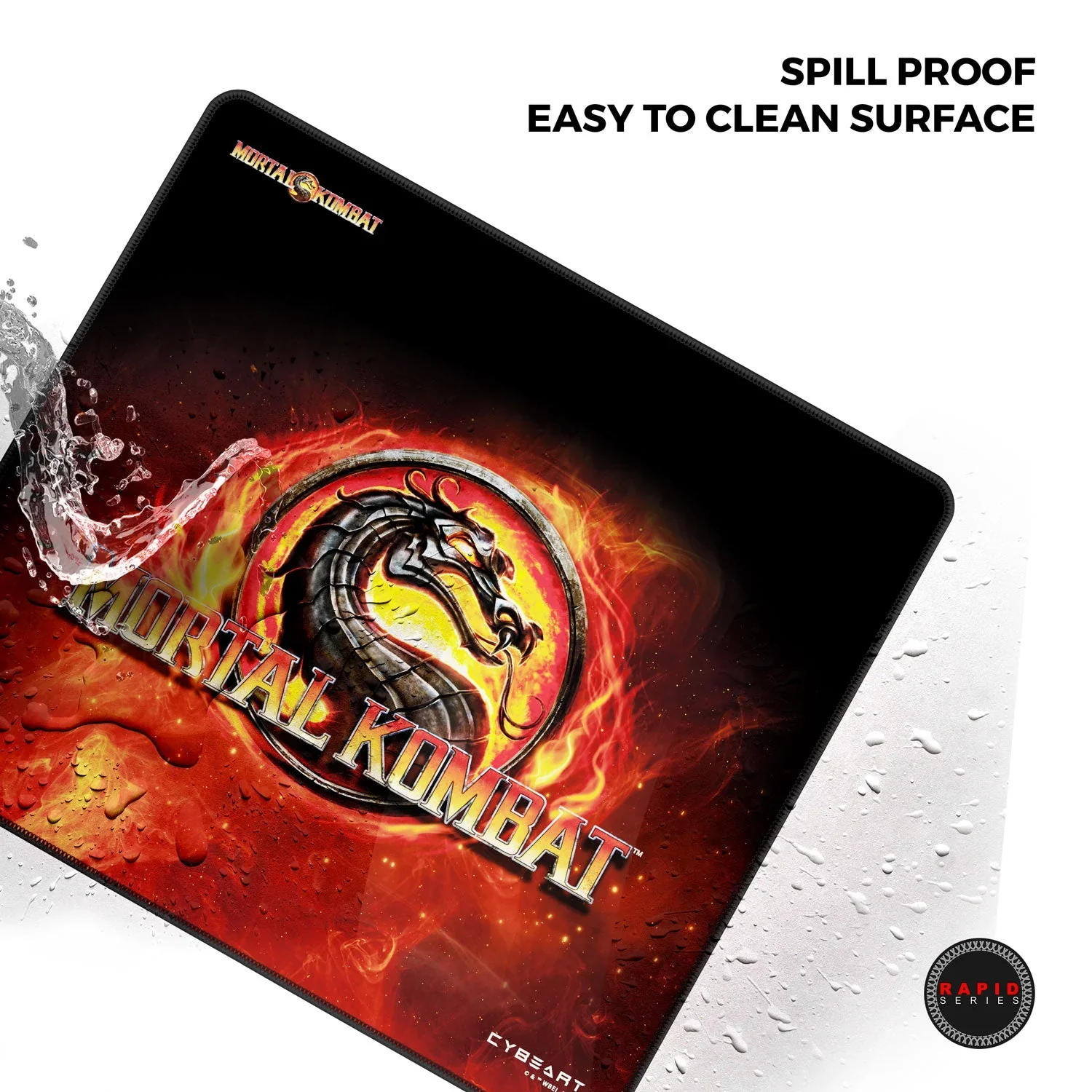Cybeart Mortal Kombat Gaming Mouse Pad (Large - 450x400x4mm) Waterproof, Never Slip Base, Stitched Edges, Esports Grade - Image 8