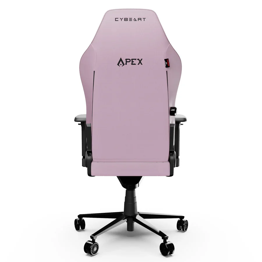 CYBEART Pretty Pink Gaming Office Chair 4D Armrest Inbuilt Lumbar Support Supreme PU Leather, Ergonomic, Recline & Tilt - Image 2