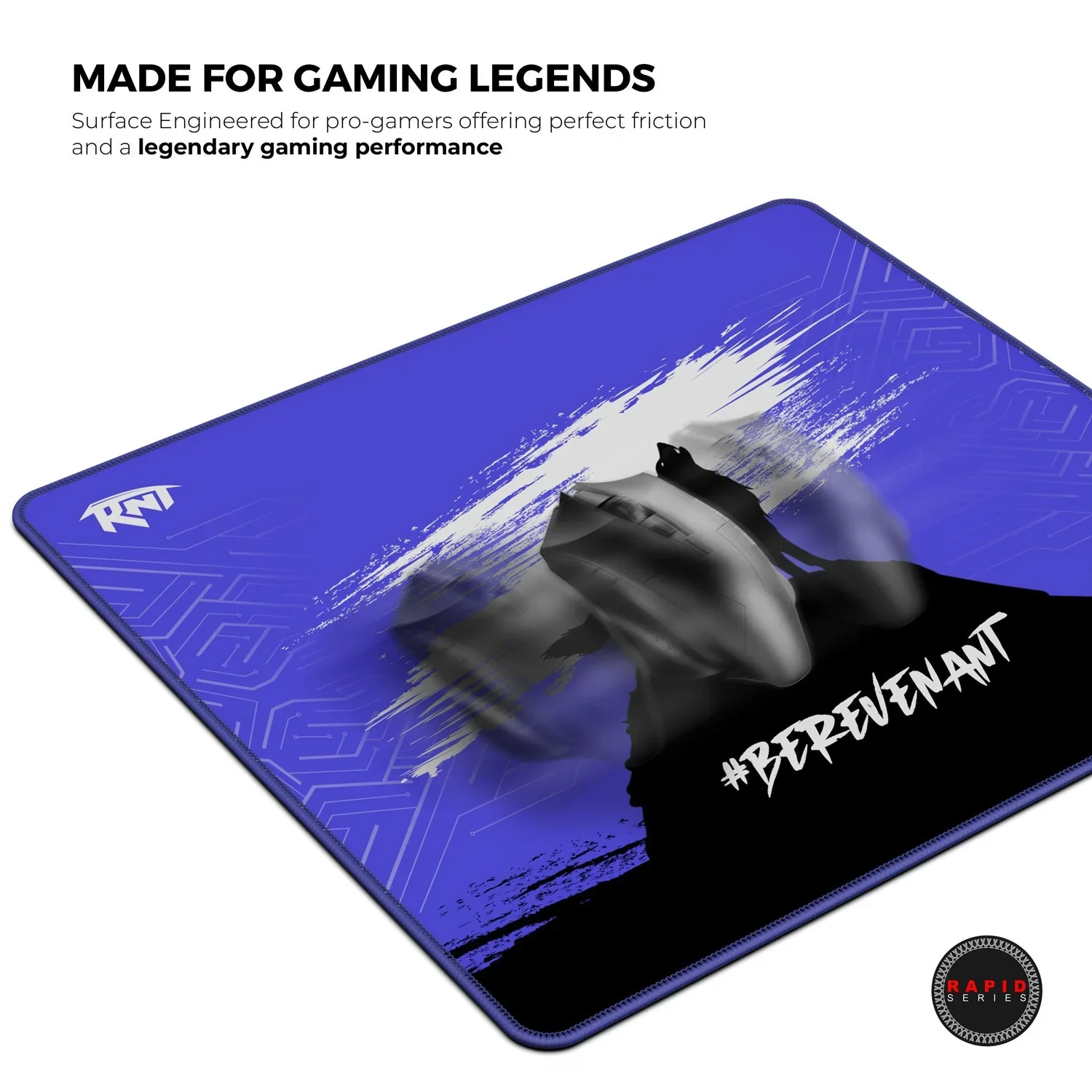 Cybeart Revenant Esports Gaming Mouse Pad (Large - 450x400x4mm) Waterproof, Never Slip Base, Stitched Edges, Esports Grade - Image 5