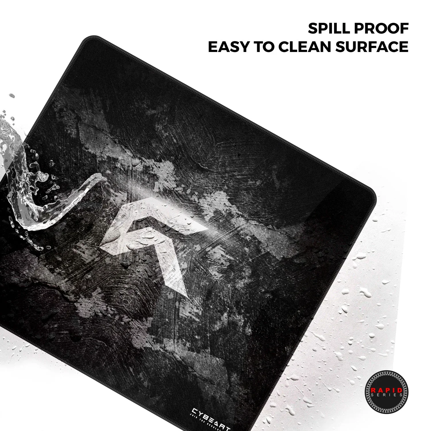 Cybeart Signature Edition Gaming Mouse Pad (Large - 450x400x4mm) Waterproof, Never Slip Base, Stitched Edges, Esports Grade - Image 8