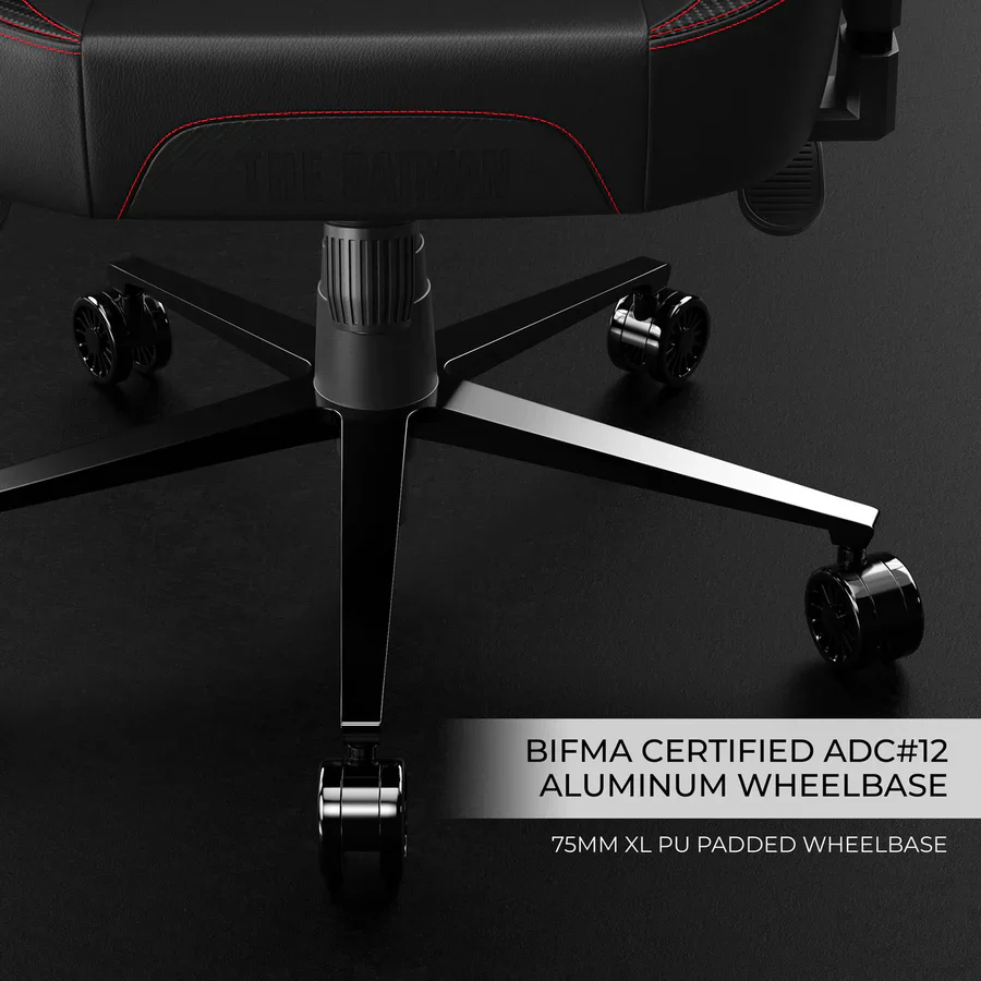 CYBEART The Batman Gaming Office Chair - DC Comics 4D Armrest Inbuilt Lumbar Support Supreme PU Leather, Ergonomic, Recline & Tilt - Image 7