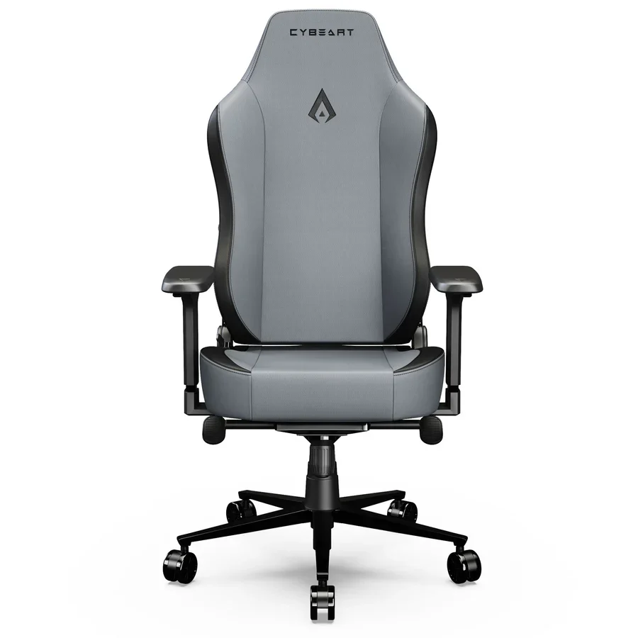 CYBEART X11 Gray Gaming Office Chair 4D Armrest Inbuilt Lumbar Support Supreme PU Leather, Ergonomic, Recline & Tilt
