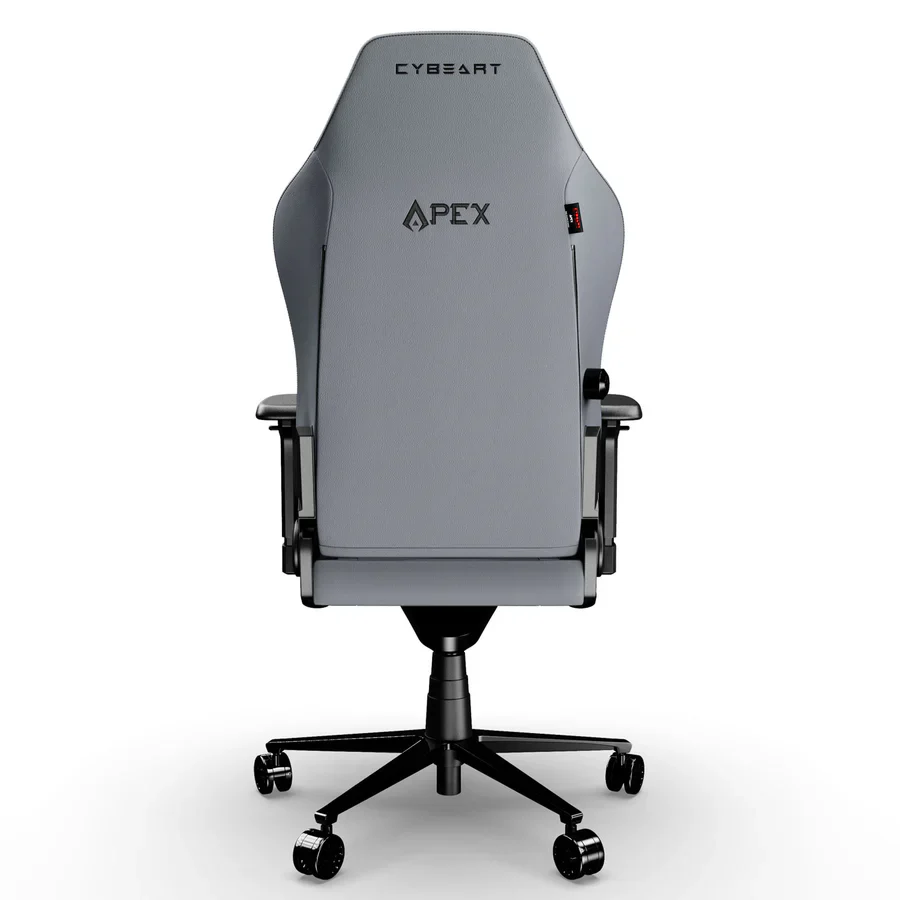 CYBEART X11 Gray Gaming Office Chair 4D Armrest Inbuilt Lumbar Support Supreme PU Leather, Ergonomic, Recline & Tilt - Image 2