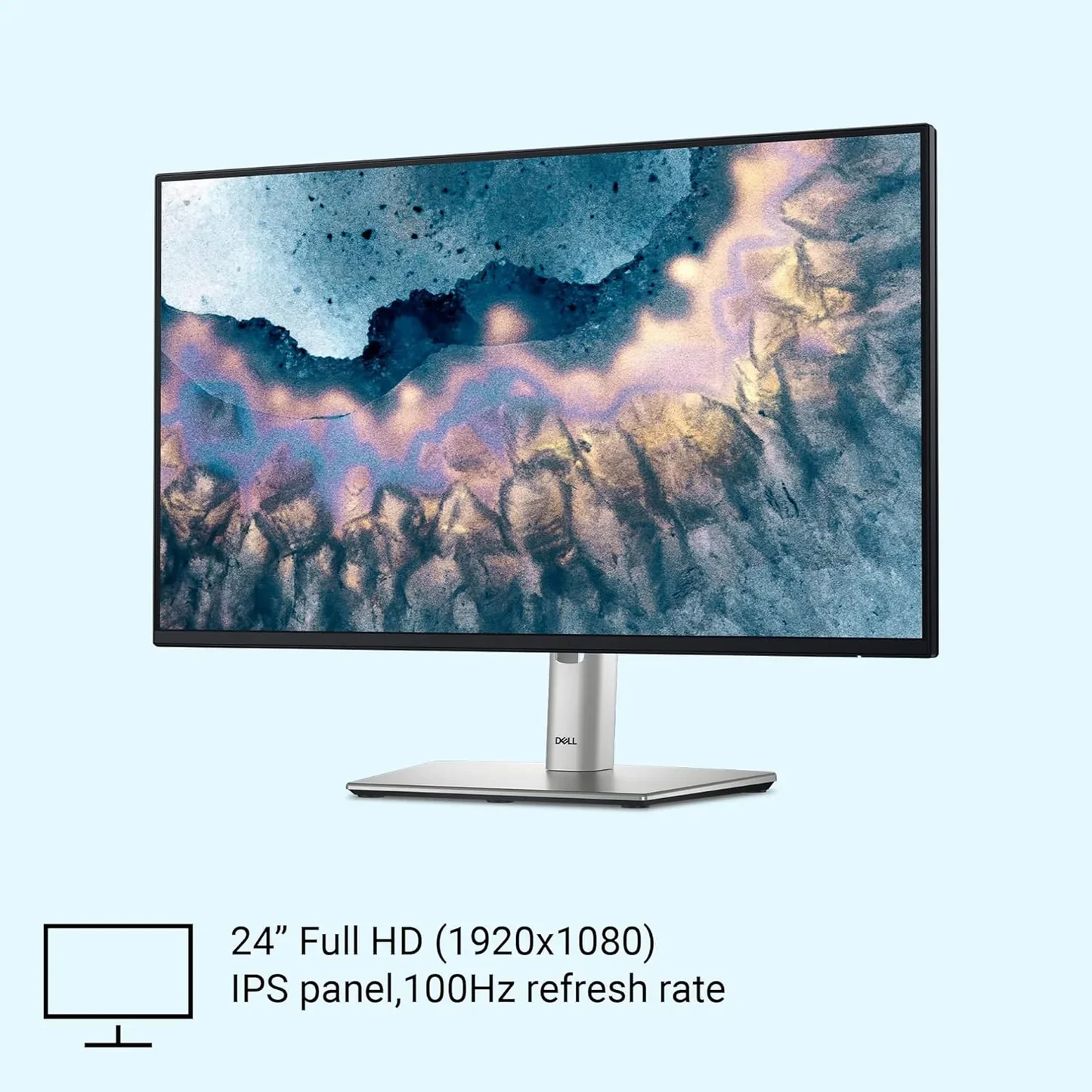 DELL P2425H 24" FHD IPS/100Hz/Black Office Monitor - Image 3
