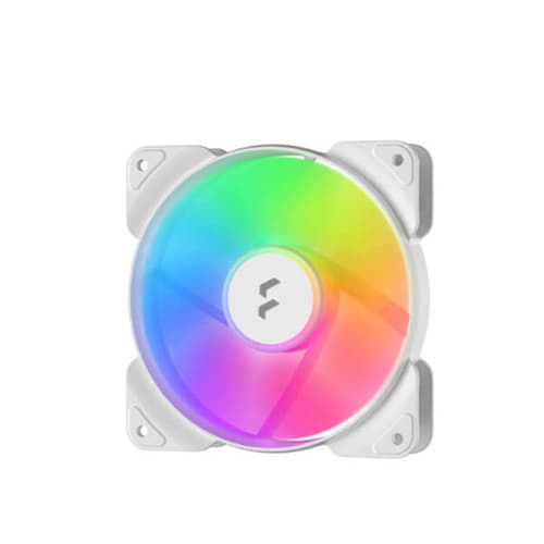 Fractal Aspect 12 RGB White Frame Cabinet Fan (Single Pack) - Image 2