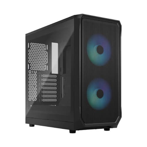 Fractal Focus 2 RGB Black TG Clear Tint Mid Tower Cabinet