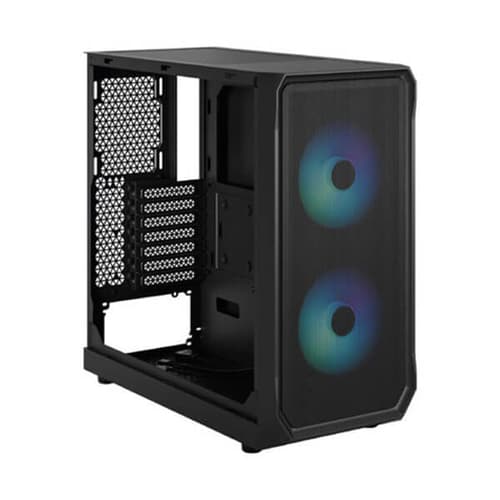 Fractal Focus 2 RGB Black TG Clear Tint Mid Tower Cabinet - Image 3