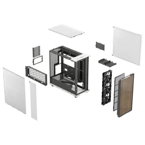 Fractal North XL Chalk White Mid Tower Cabinet - Image 9