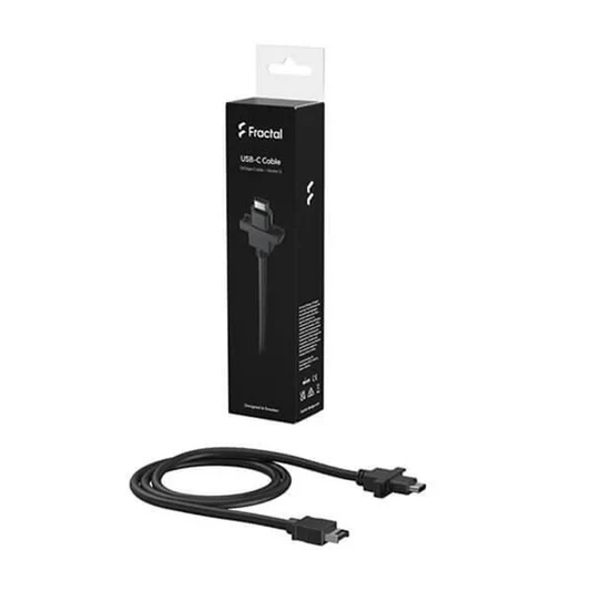 Fractal USB-C 10Gbps Cable – Model D (Black) - Image 4