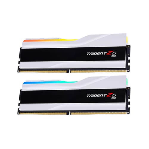 G Skill Trident Z5 RGB 64GB (32GBx2) DDR5 6000MHz Desktop RAM Matte White (F5-6000J3636F32GX2-TZ5RW) - Image 3
