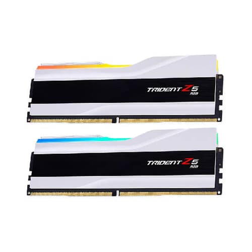 G Skill Trident Z5 RGB 64GB (32GBx2) DDR5 6000MHz Desktop RAM White (F5-6000J3040G32GX2-TZ5RW) - Image 3