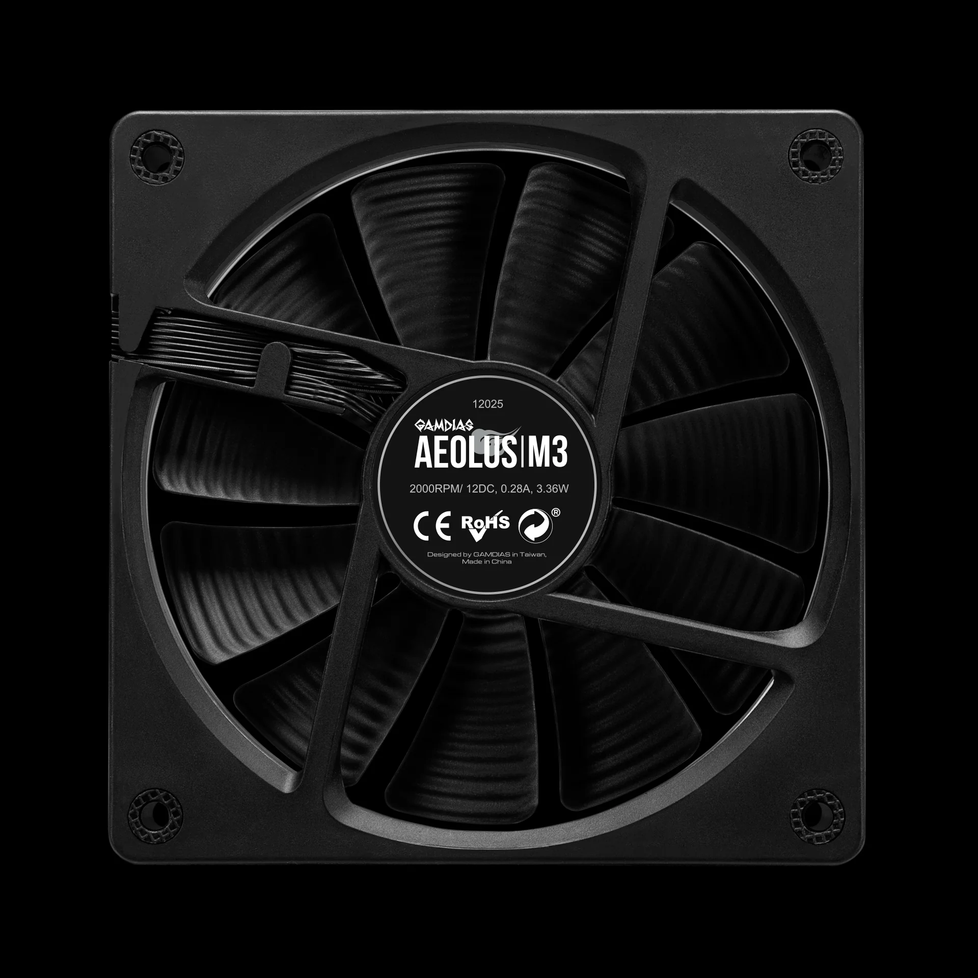 GAMDIAS AEOLUS M3-1204R ARGB Case Fan - Image 5