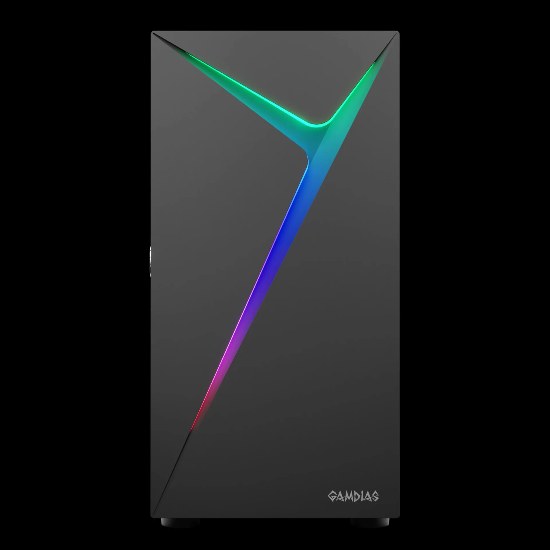 GAMDIAS ARGUS E4 Elite Black Mid Tower Case with ARGB & Tempered Glass - Image 3