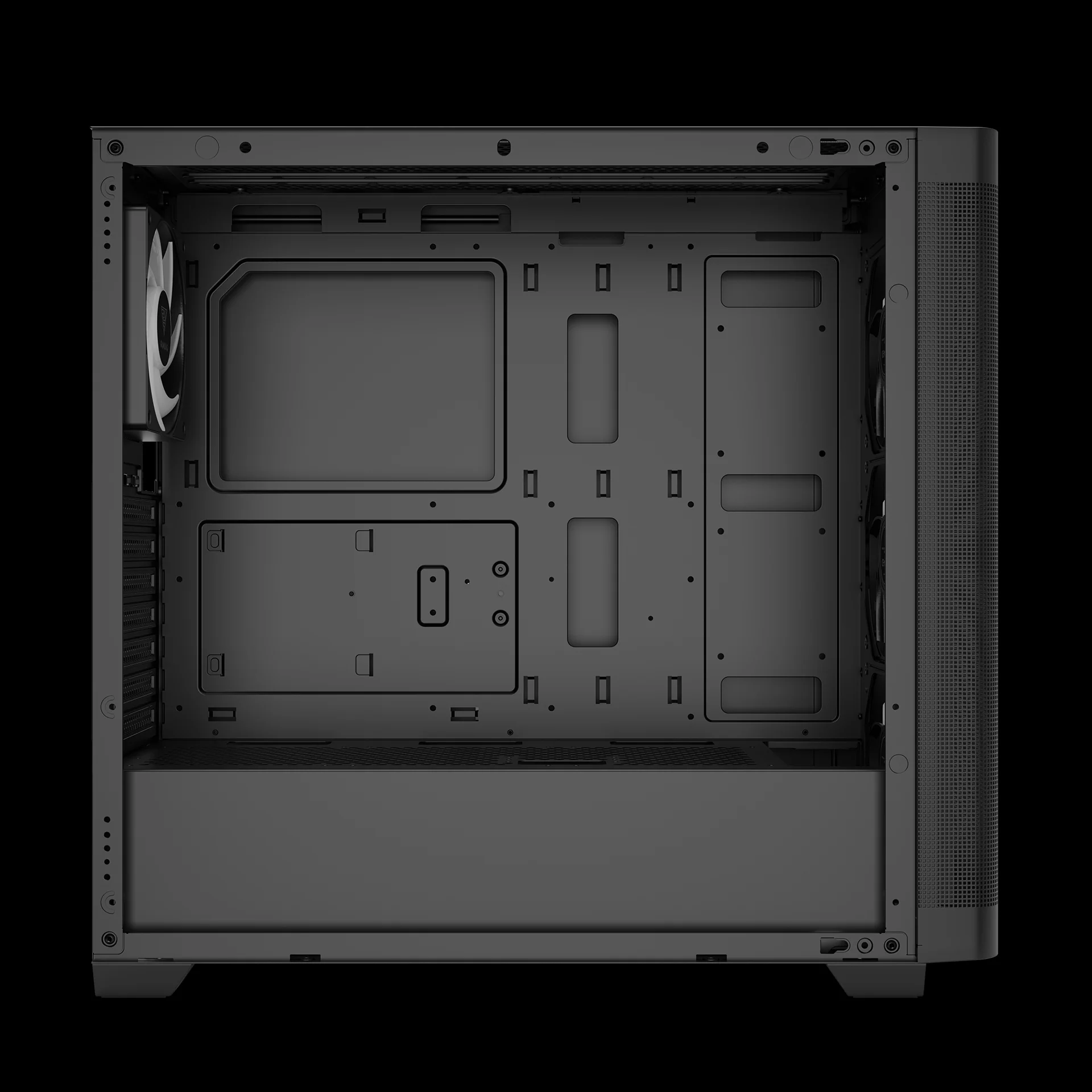 GAMDIAS ATHENA M3 Advanced Mesh Front ARGB Gaming Case (Black) - Image 7