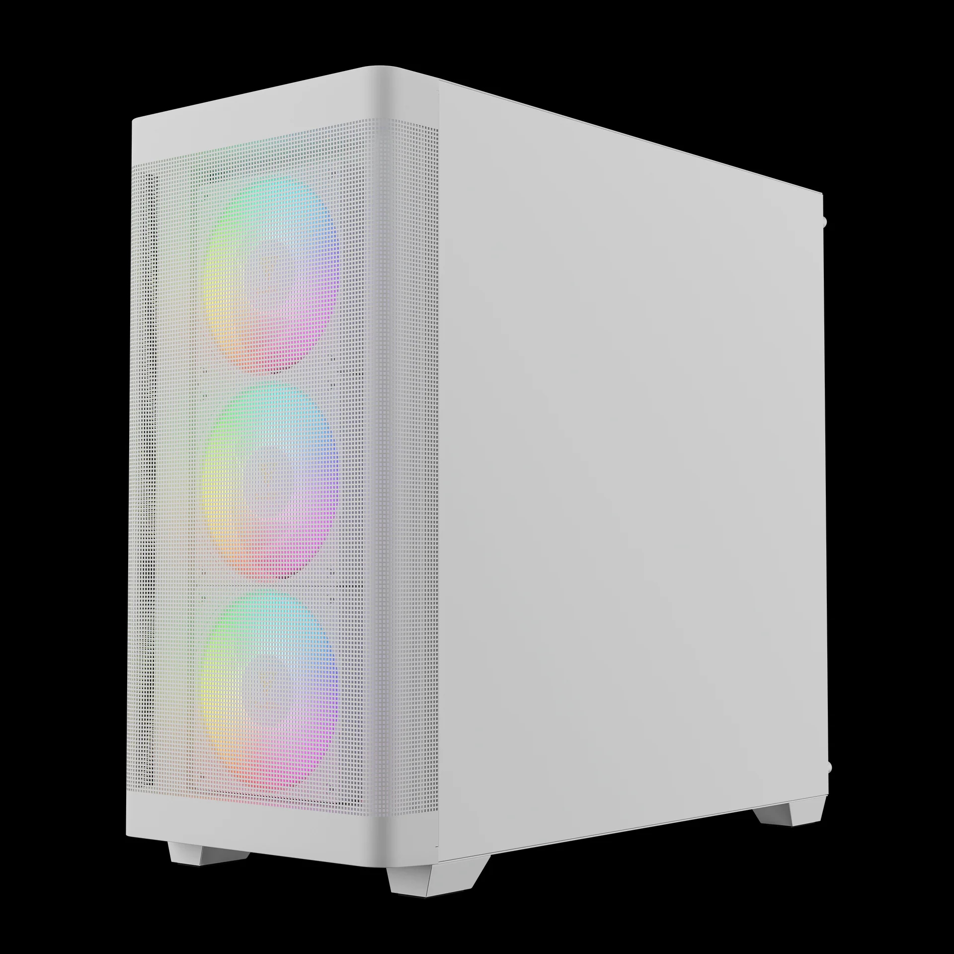 GAMDIAS ATHENA M3 White Stylish Mesh Front Case with Pre Installed ARGB Fans - Image 4