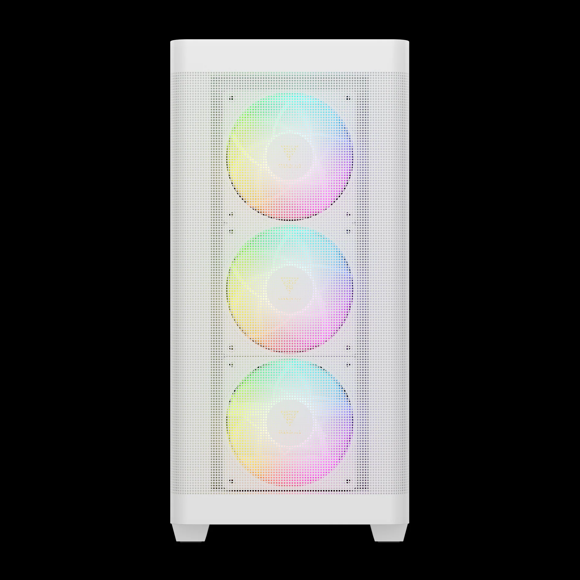 GAMDIAS ATHENA M3 White Stylish Mesh Front Case with Pre Installed ARGB Fans - Image 5