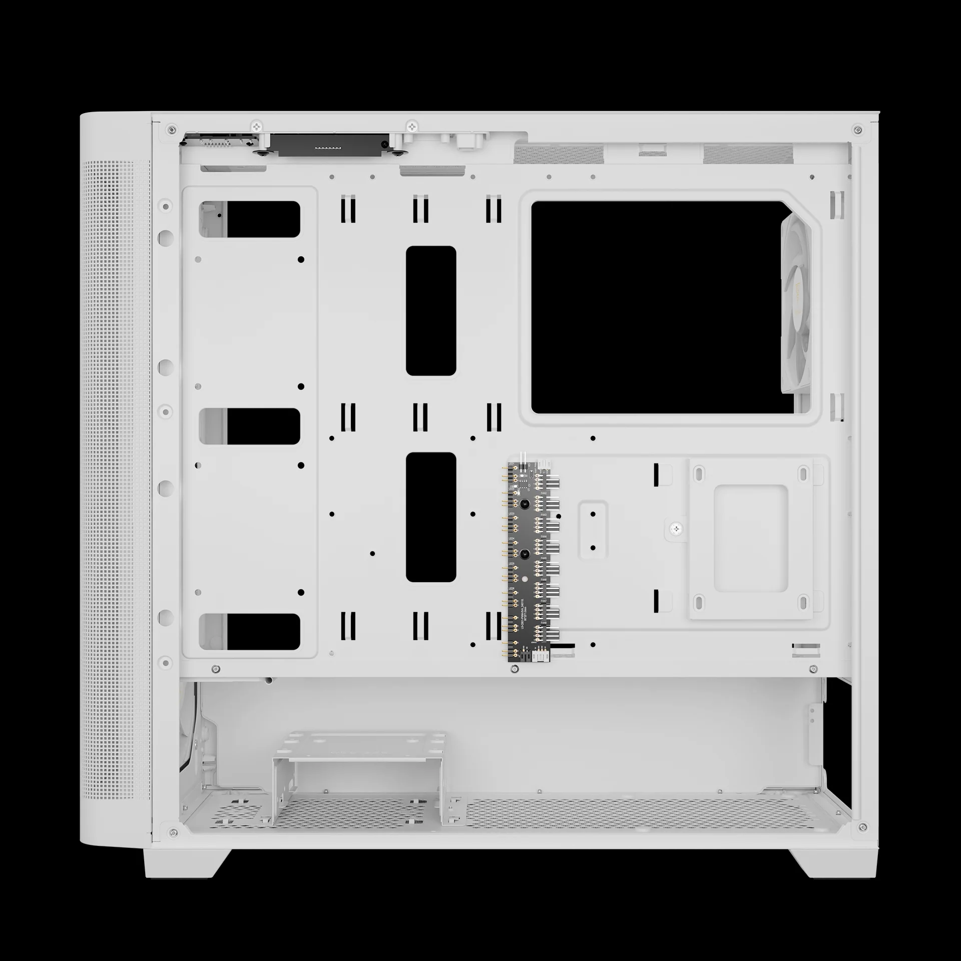 GAMDIAS ATHENA M3 White Stylish Mesh Front Case with Pre Installed ARGB Fans - Image 8