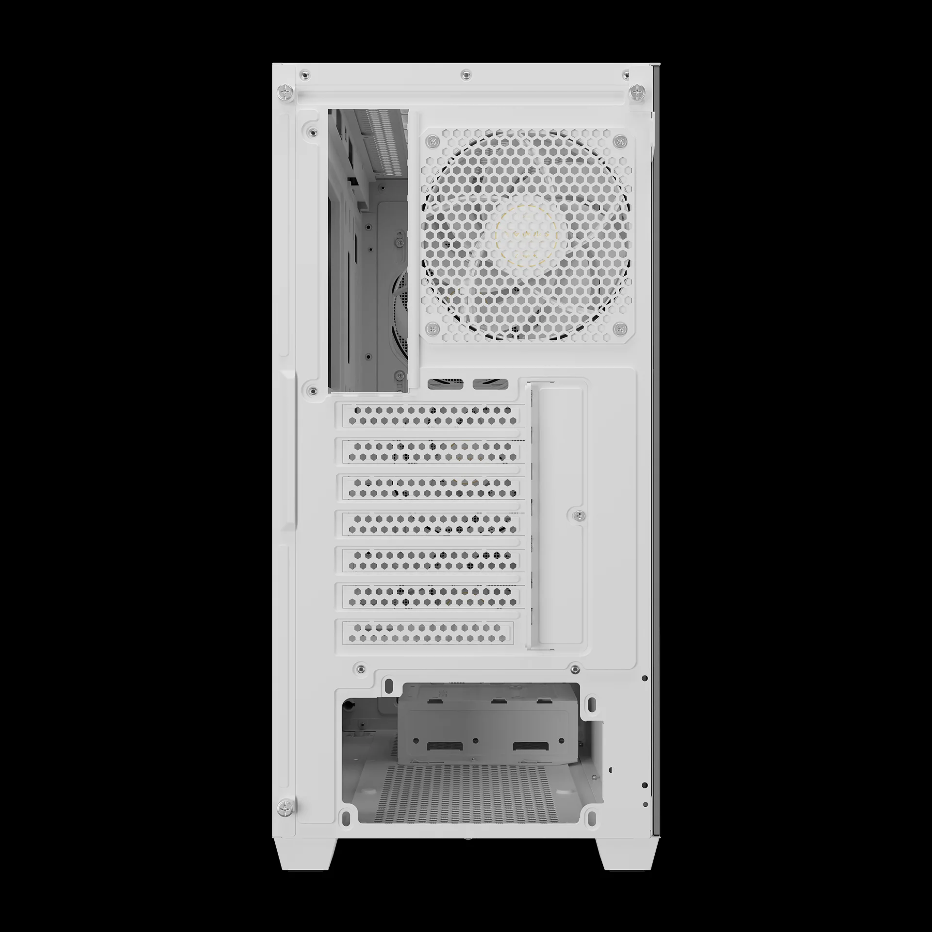 GAMDIAS ATHENA M3 White Stylish Mesh Front Case with Pre Installed ARGB Fans - Image 9