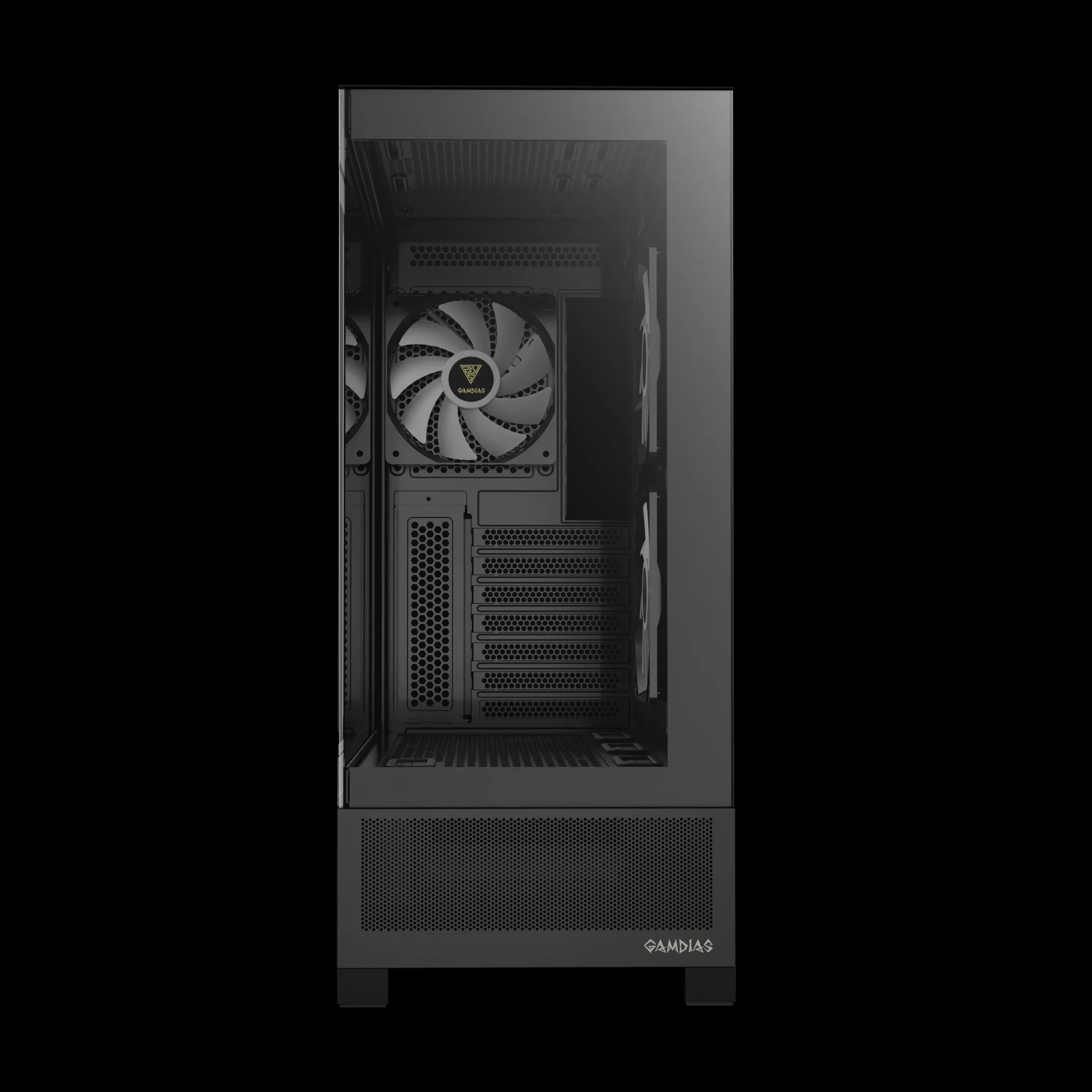 GAMDIAS ATLAS M1 ARGB Mid Tower Case with Side & Rear Fans - Image 5