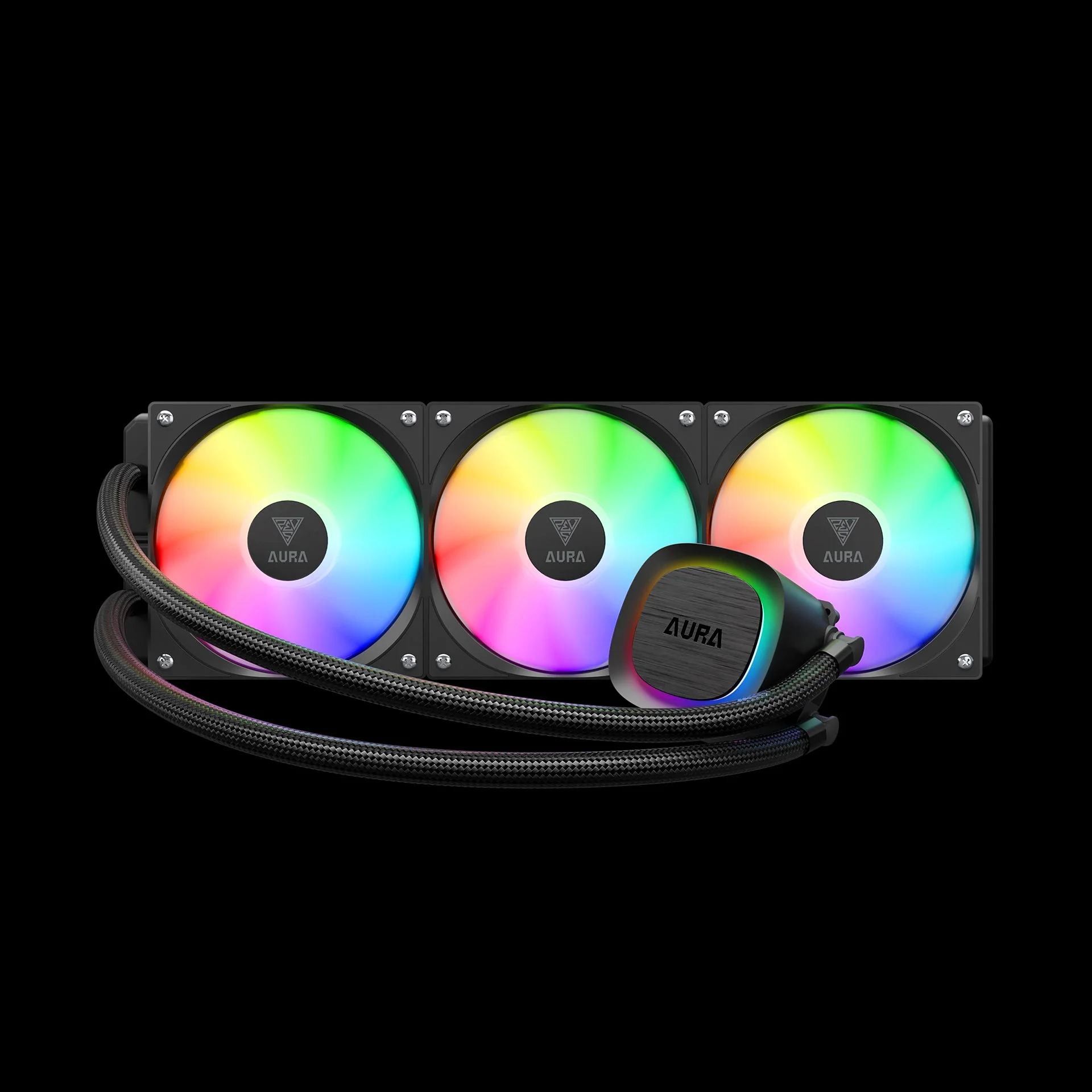 GAMDIAS AURA GL360 V2-360mm ARGB AIO Cooler with Universal Socket Support - Image 2