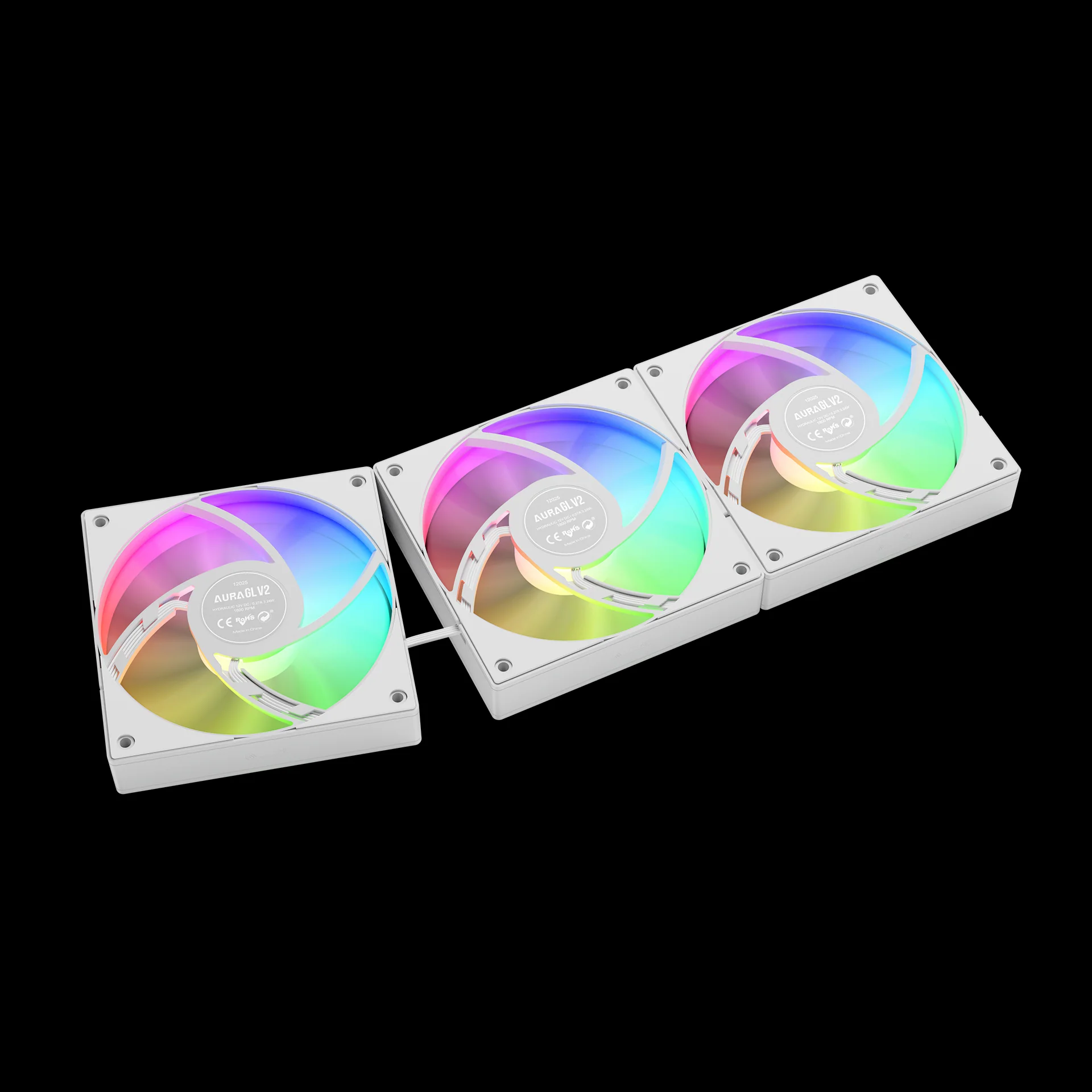 GAMDIAS AURA GL360 V2 WH High Performance 360mm ARGB Liquid Cooler with Universal Socket Support - Image 5
