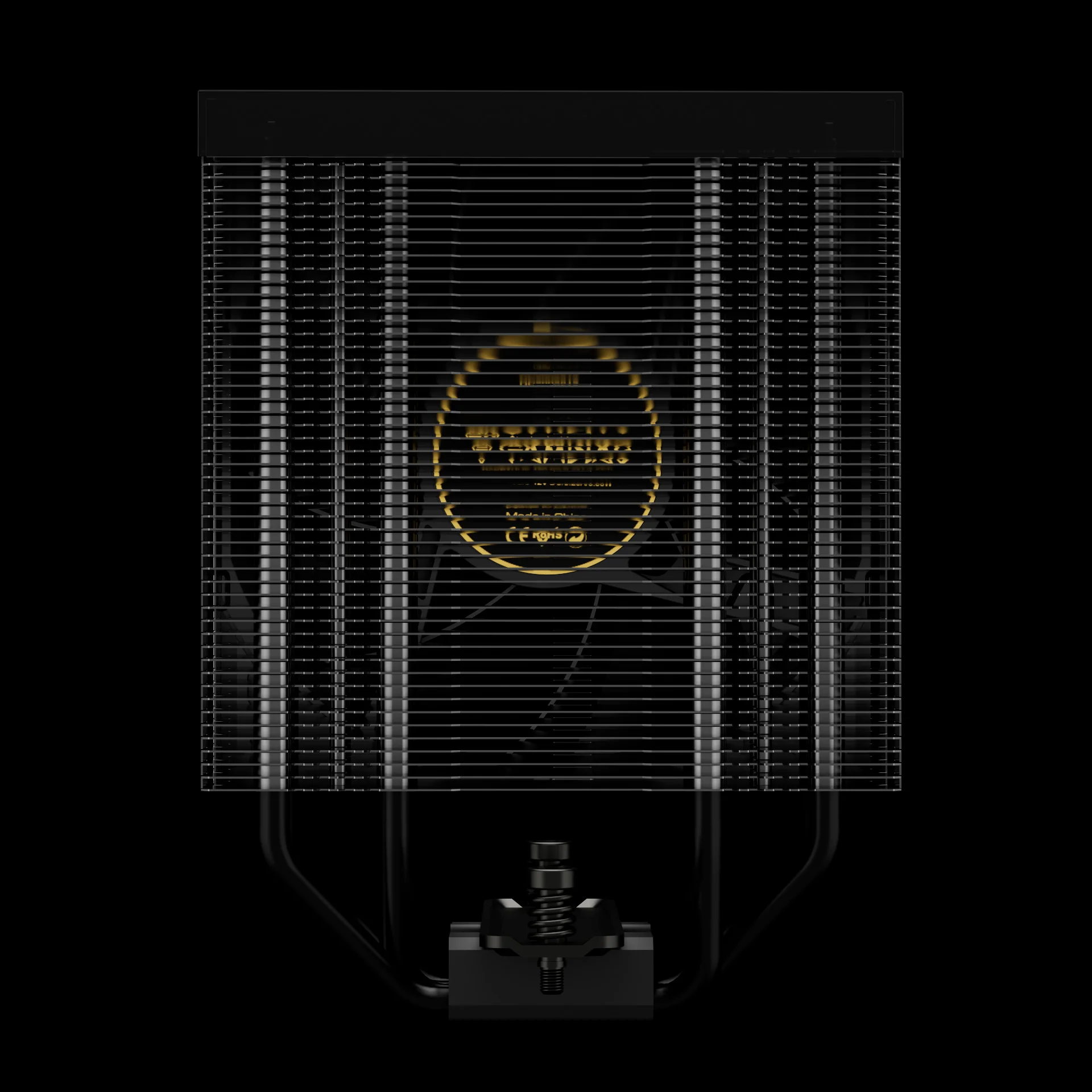 GAMDIAS BOREAS E2-410 Black-120mm CPU Air Cooler with 4 Copper Heat Pipes - Image 7