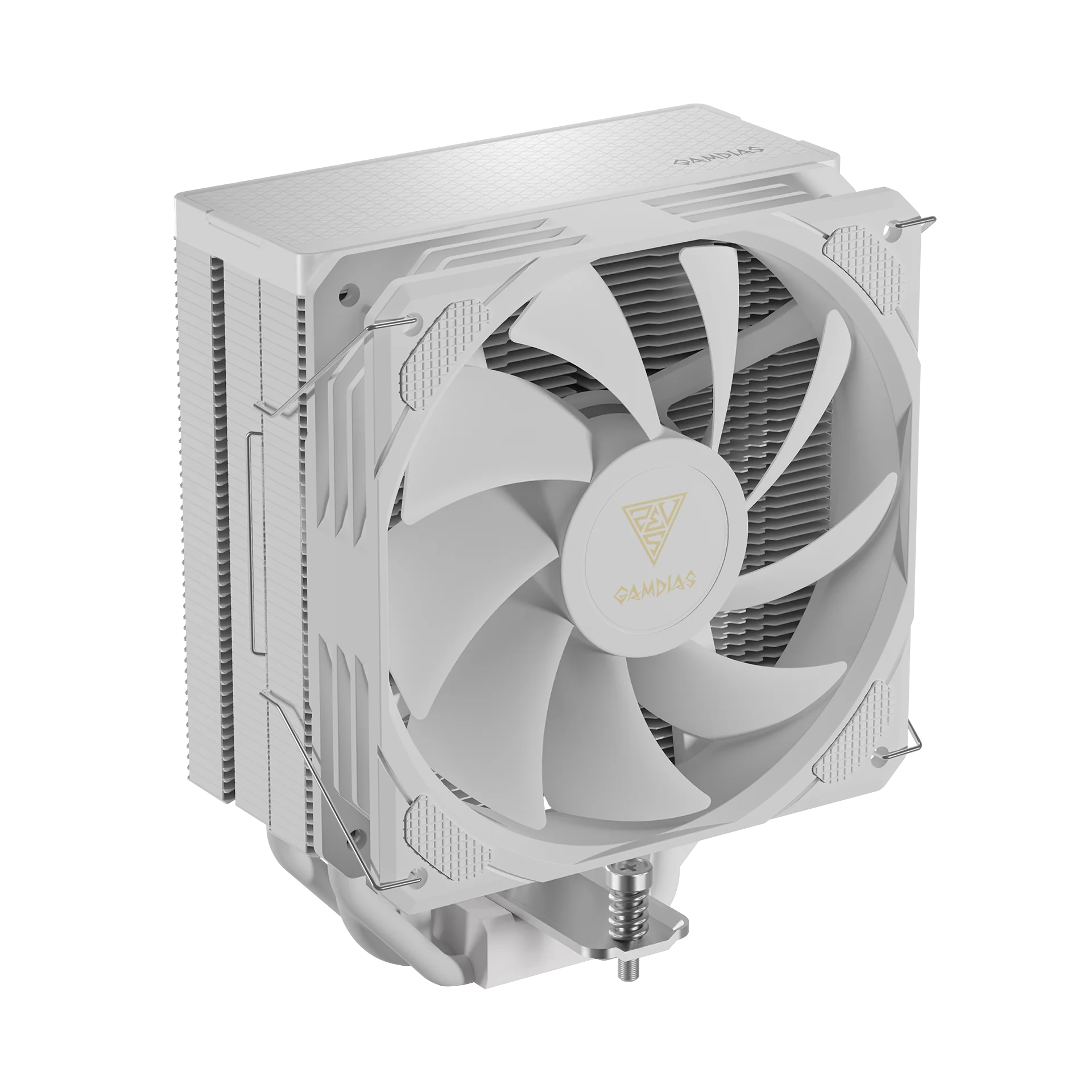 GAMDIAS BOREAS M2-510 WH White 120mm CPU Air Cooler with 5 Copper Heat Pipes