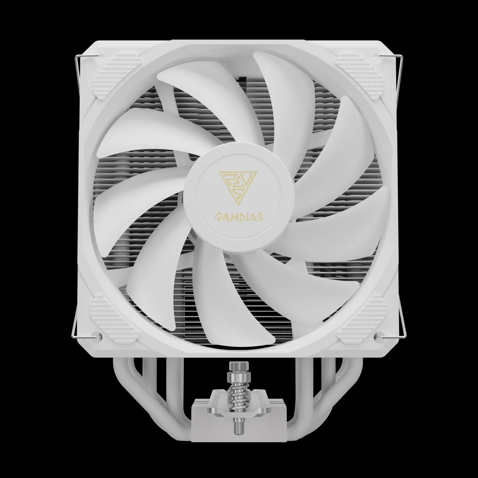 GAMDIAS BOREAS M2-510 WH White 120mm CPU Air Cooler with 5 Copper Heat Pipes - Image 3