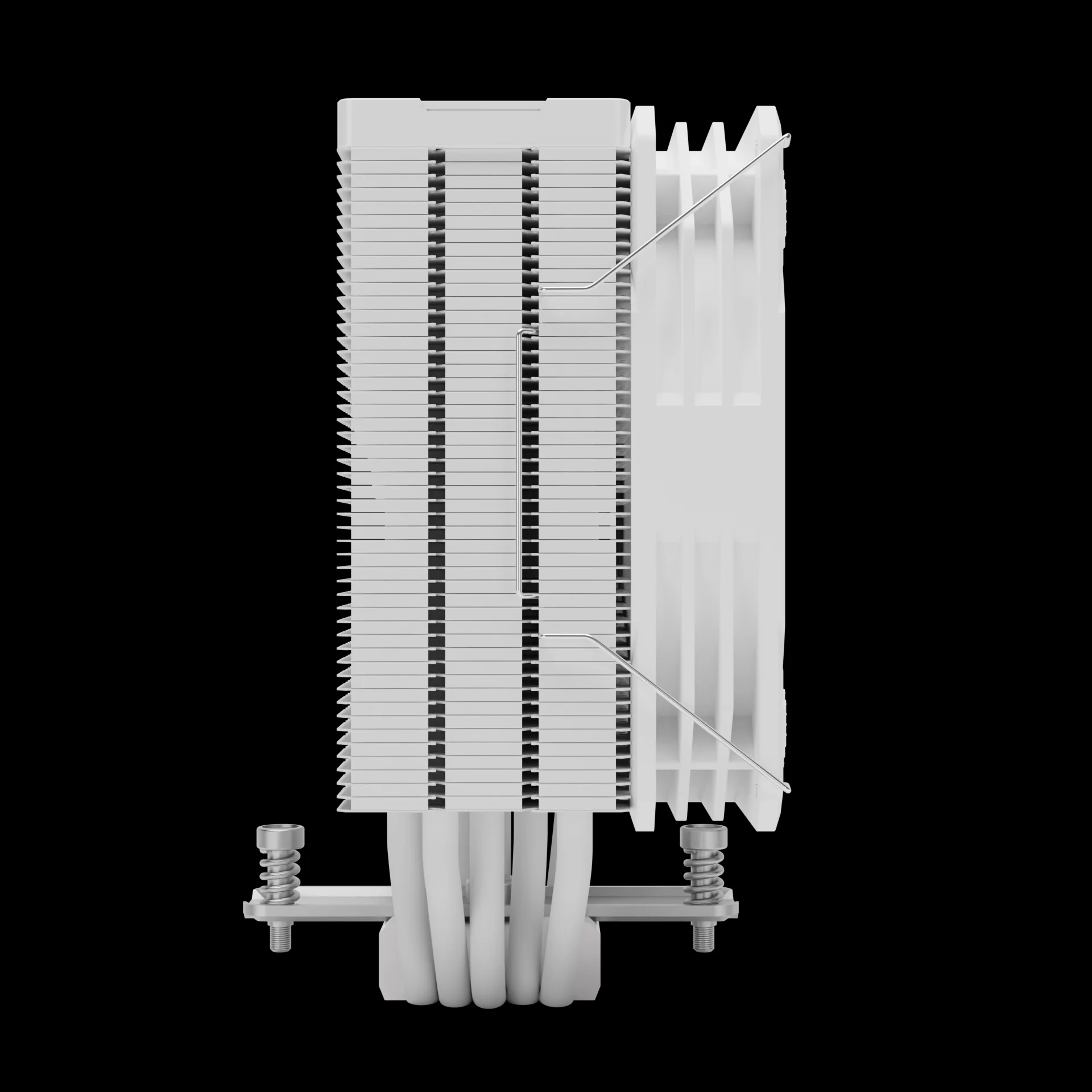 GAMDIAS BOREAS M2-510 WH White 120mm CPU Air Cooler with 5 Copper Heat Pipes - Image 4