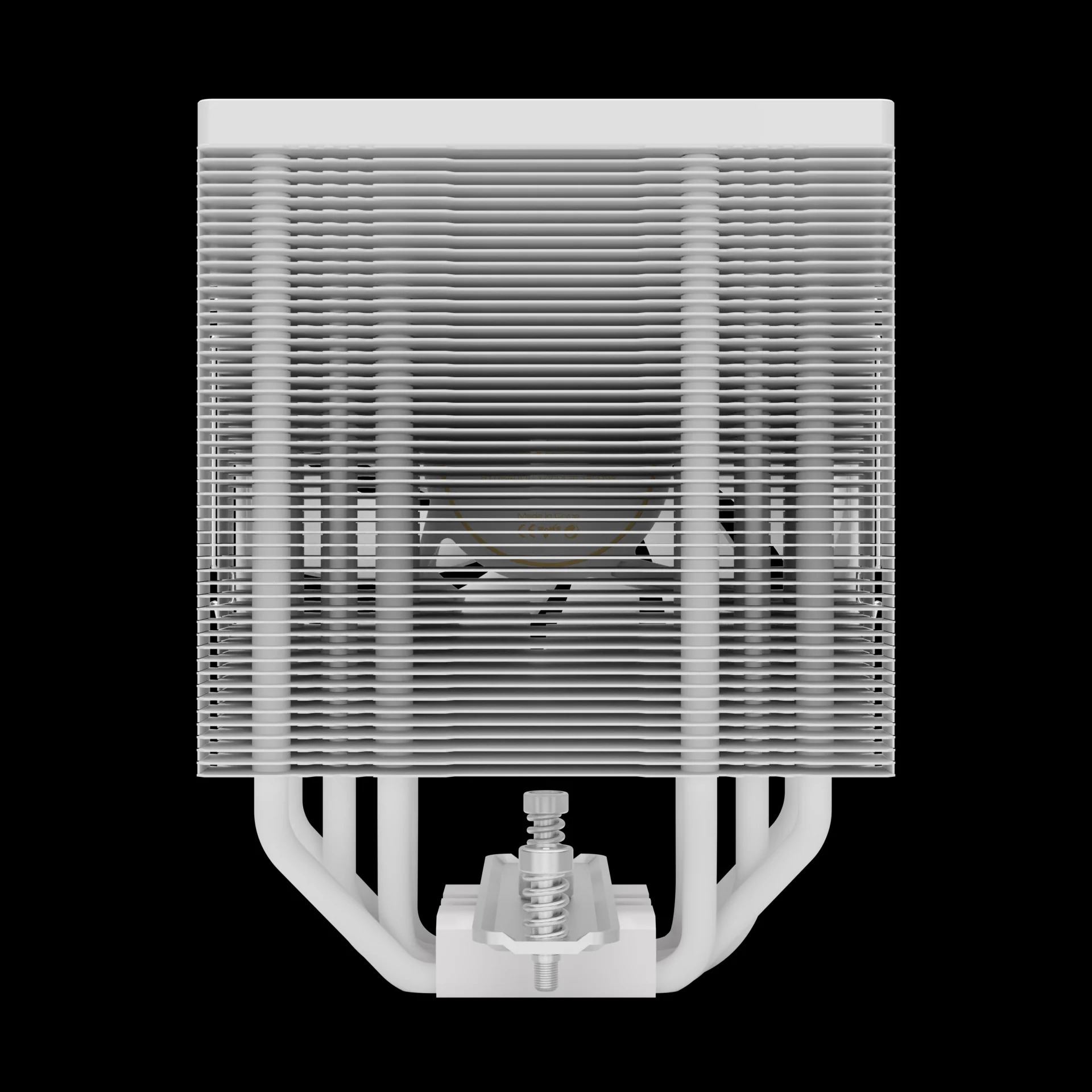 GAMDIAS BOREAS M2-510 WH White 120mm CPU Air Cooler with 5 Copper Heat Pipes - Image 5