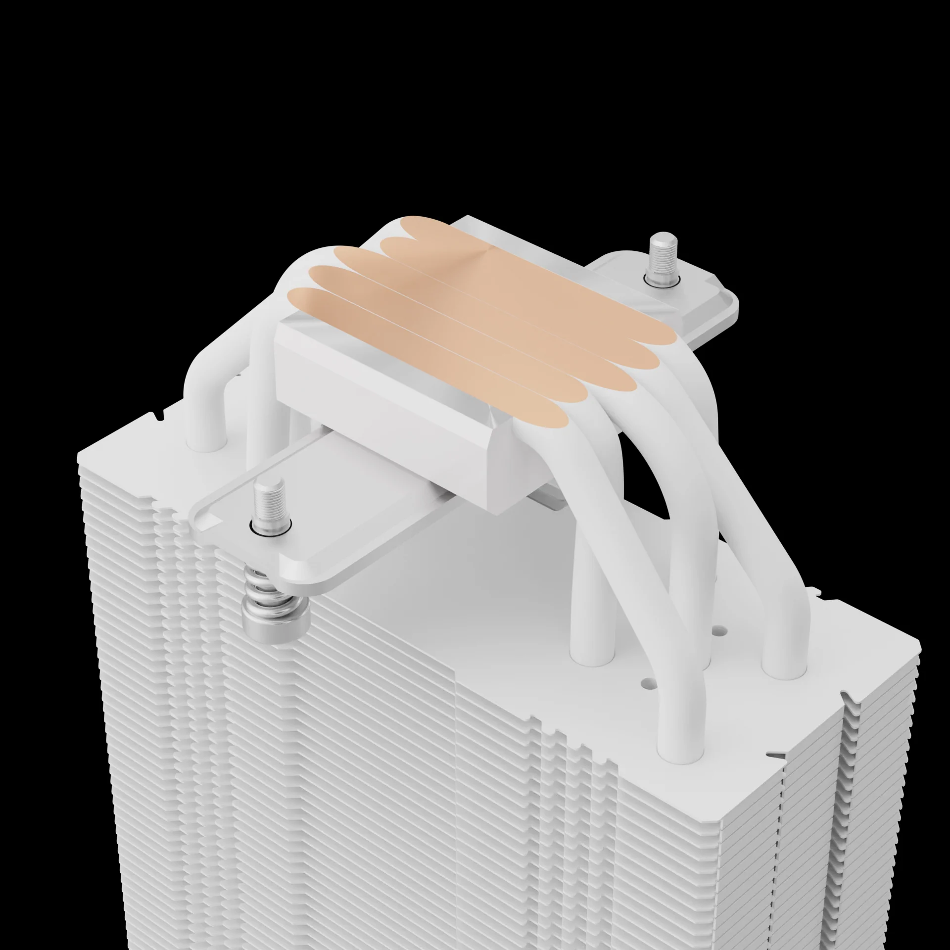GAMDIAS BOREAS M2-510 WH White 120mm CPU Air Cooler with 5 Copper Heat Pipes - Image 7