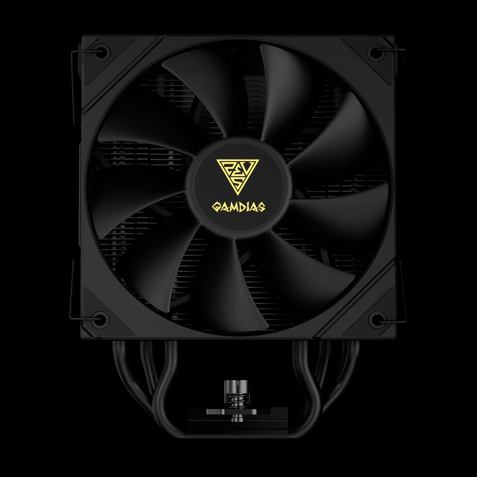 GAMDIAS BOREAS M2-51D Black-120mm CPU Air Cooler with Digital Display & 5 Copper Heat Pipes - Image 3