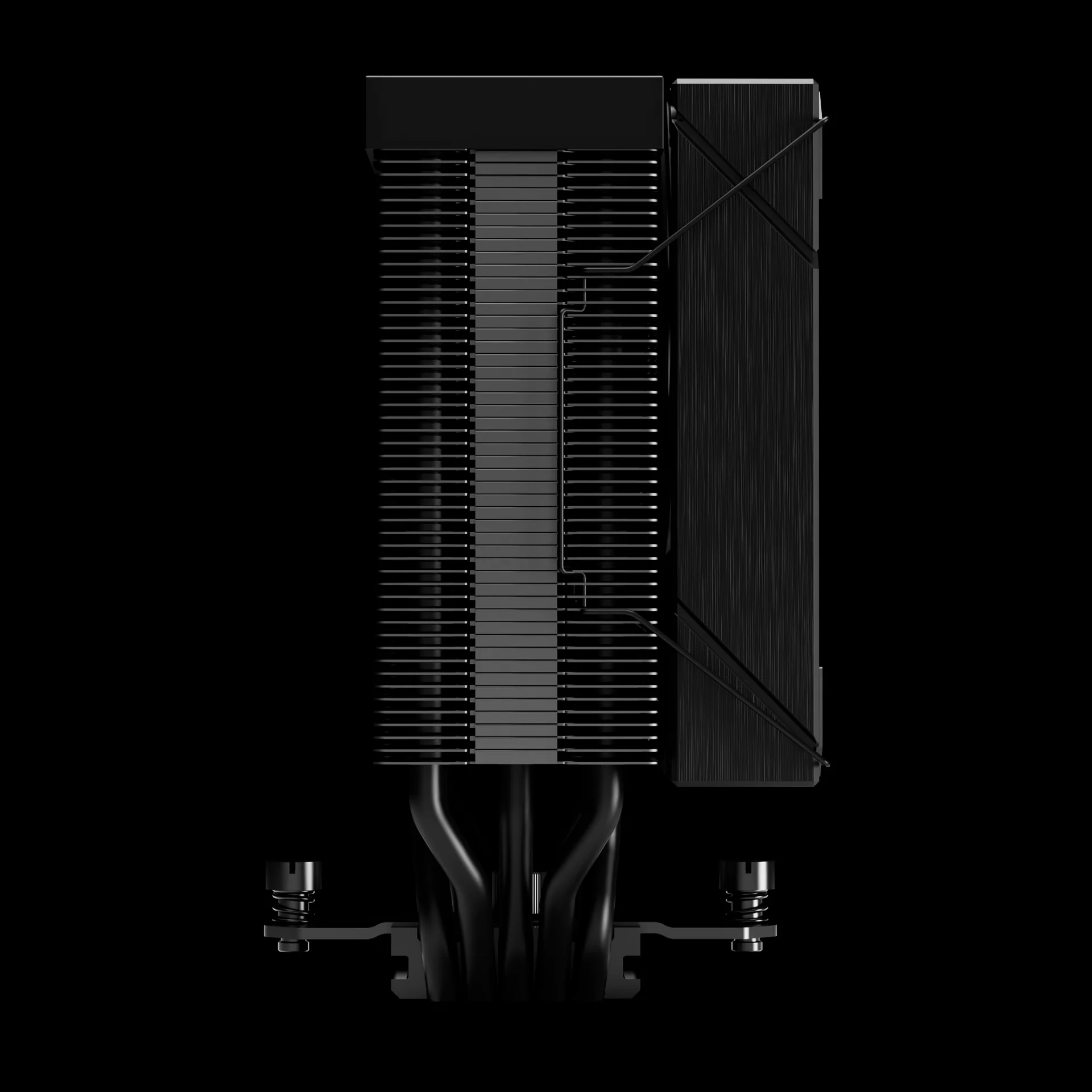 GAMDIAS BOREAS M2-51D Black-120mm CPU Air Cooler with Digital Display & 5 Copper Heat Pipes - Image 8