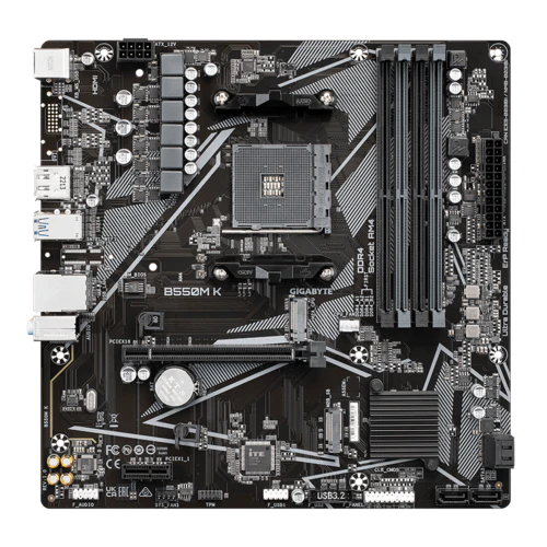 Gigabyte B550M K AMD Ultra Durable Motherboard - Image 2