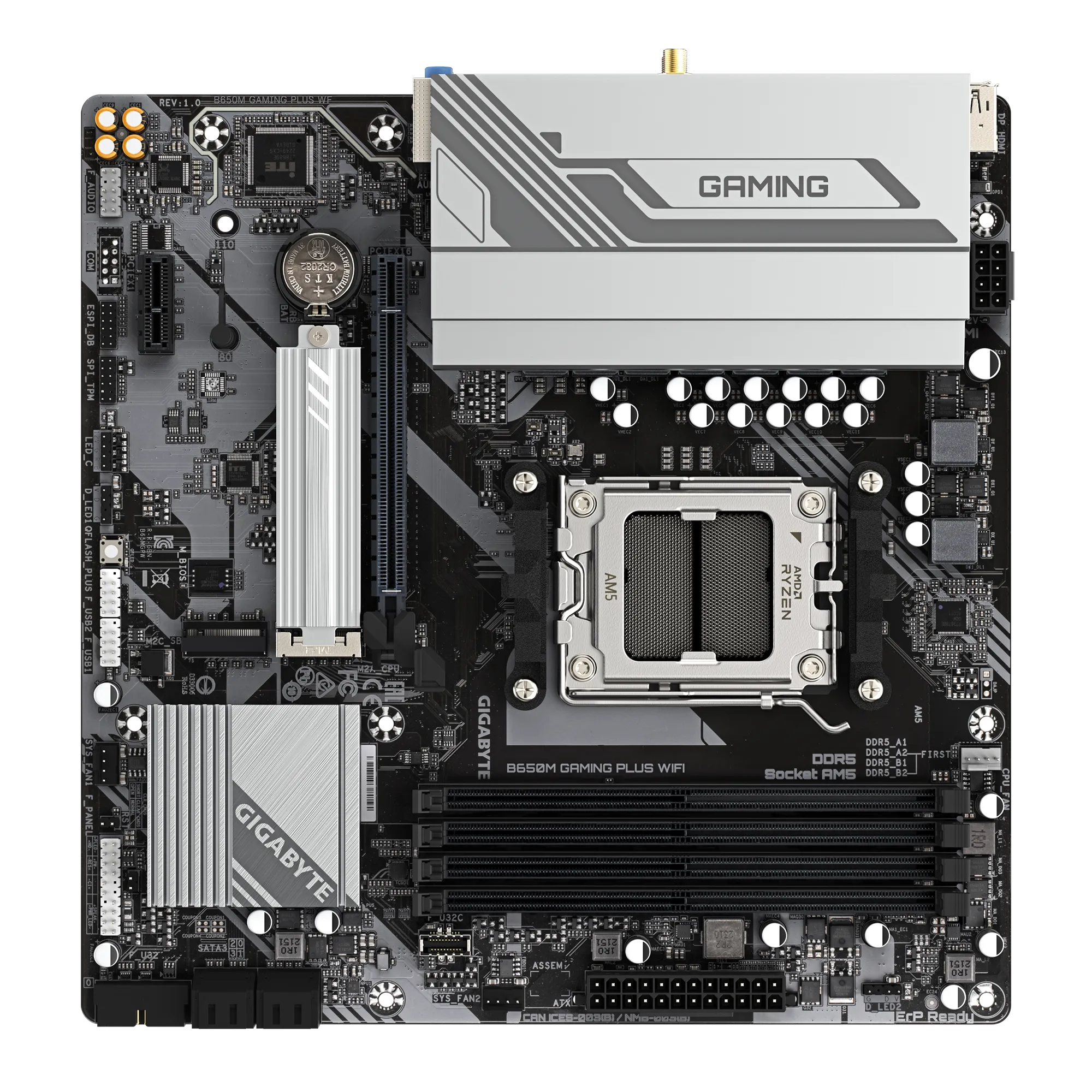 Gigabyte B650M GAMING PLUS WIFI Motherboard - Image 4