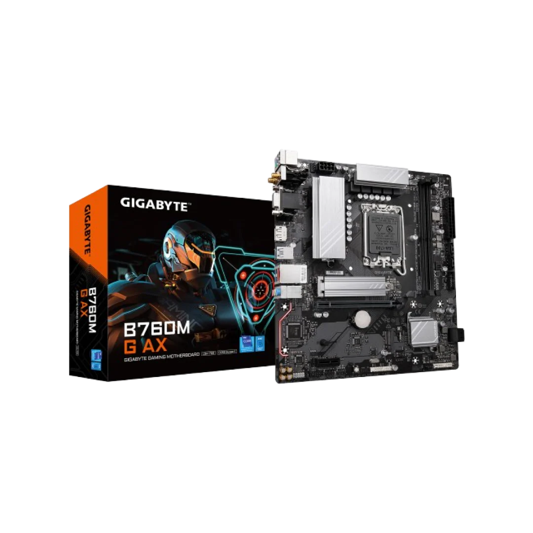 GIGABYTE B760M G AX Motherboard - DDR5, PCIe 4.0, Wi-Fi 6