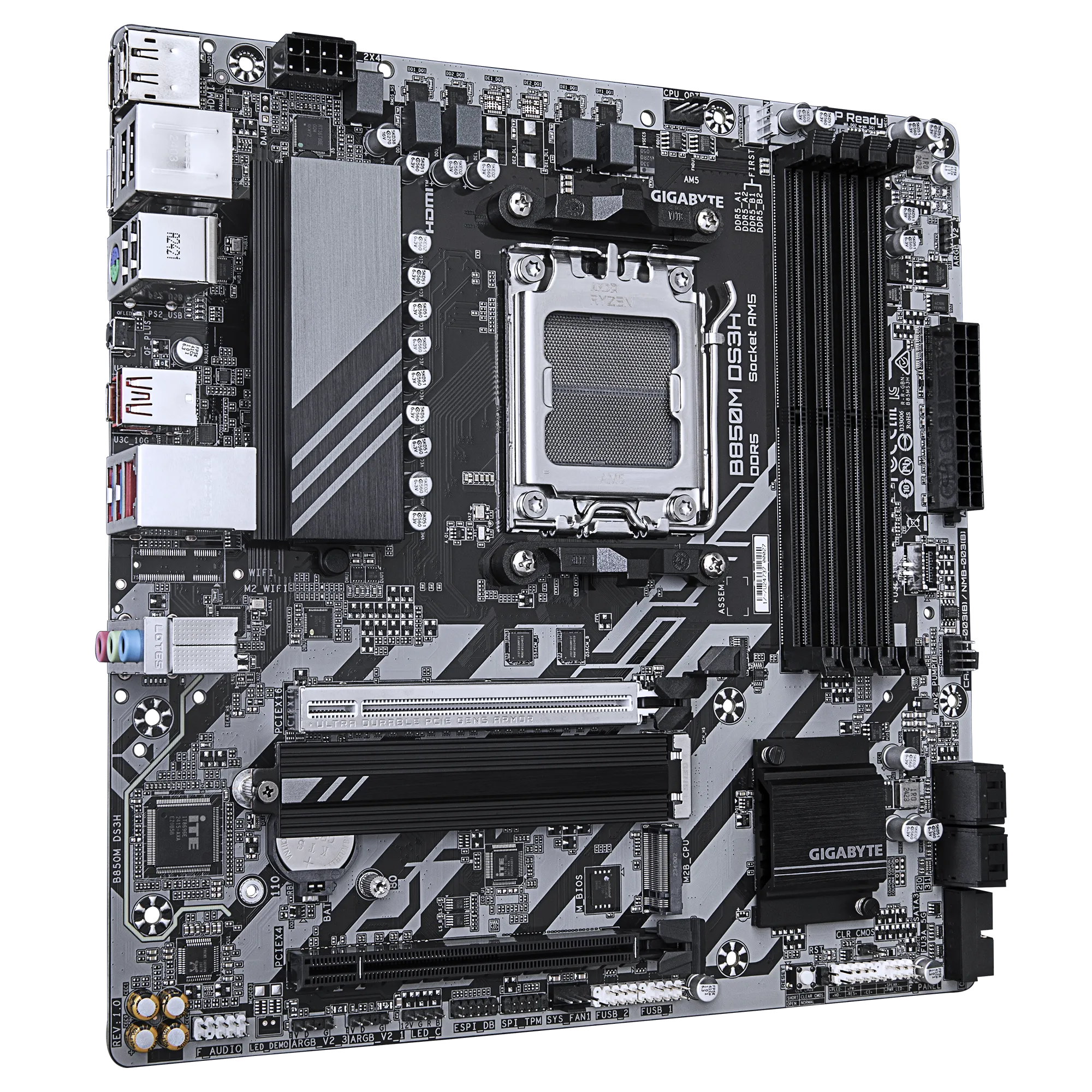 Gigabyte B850M DS3H Free with WIFI6 Card Motherboard - Image 3