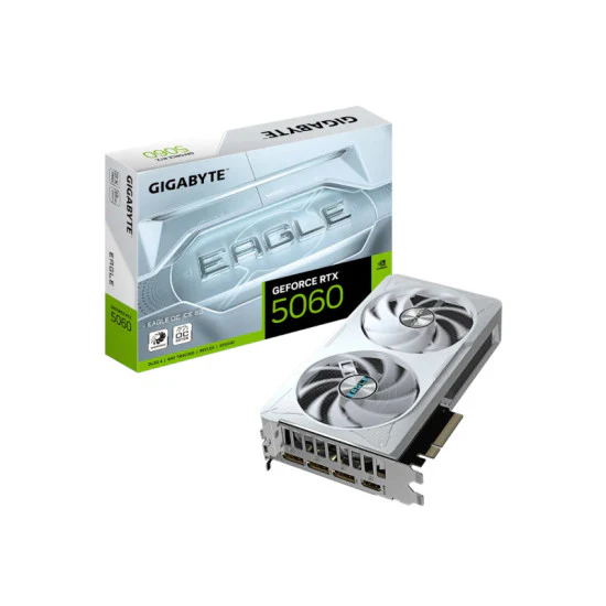 Gigabyte GeForce RTX 5060 Eagle OC ICE 8GB GDDR7 Graphics Card