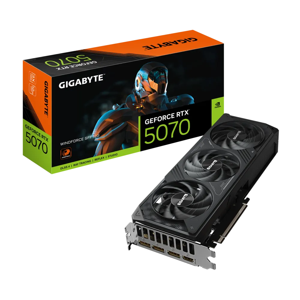 Gigabyte GeForce RTX 5070 WINDFORCE SFF 12GB GDDR7 Graphics Card